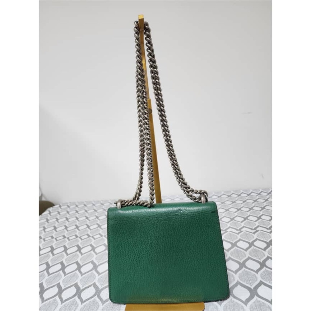 Authentic Gucci Small Leather Dionysus Crossbody Bag Green - Picture 4 of 16